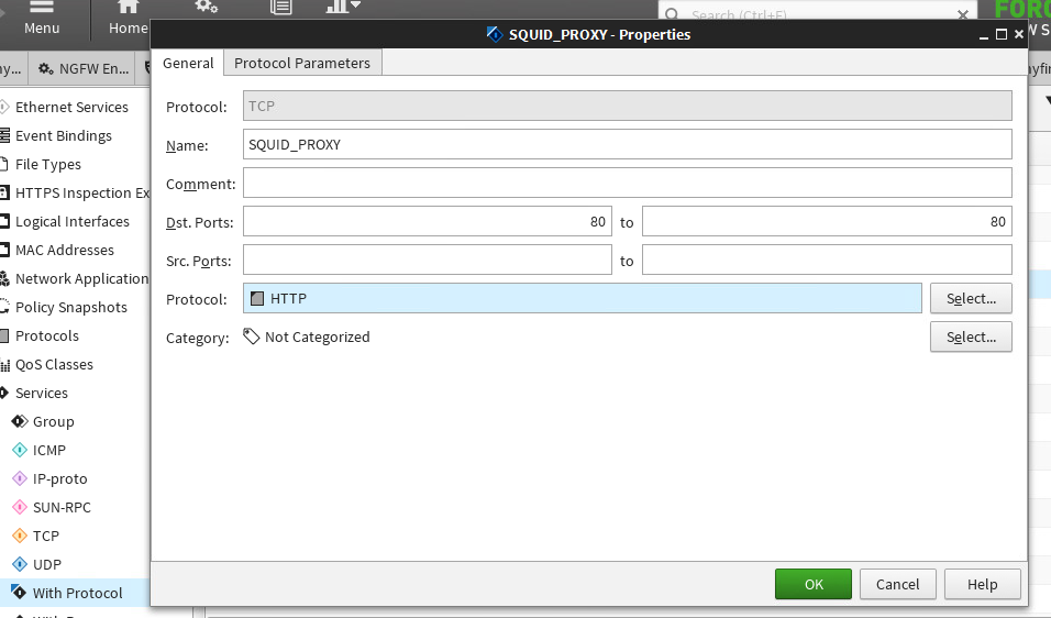 How to Configure NGFW to Redirect Web Traffic to a Squid Proxy