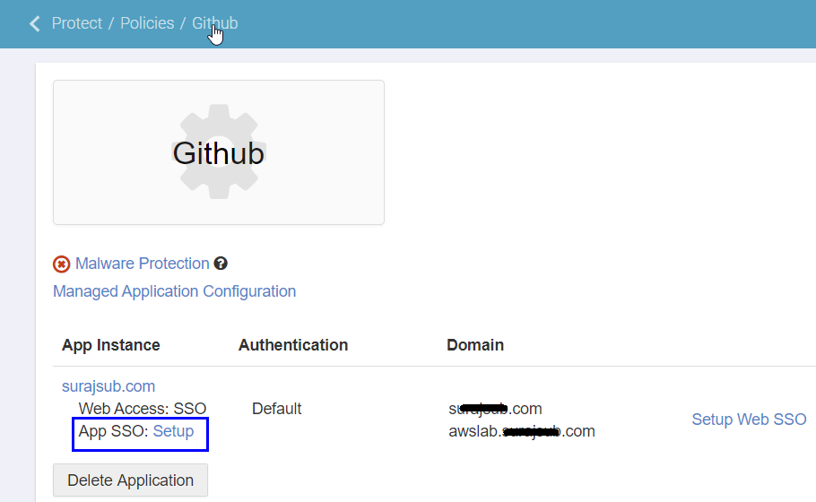 Configuring GitHub as a SSO App in Forcepoint ONE