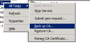 Importing an internal Root CA created with Microsoft Certificate services