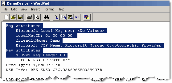 Importing an internal Root CA created with Microsoft Certificate services