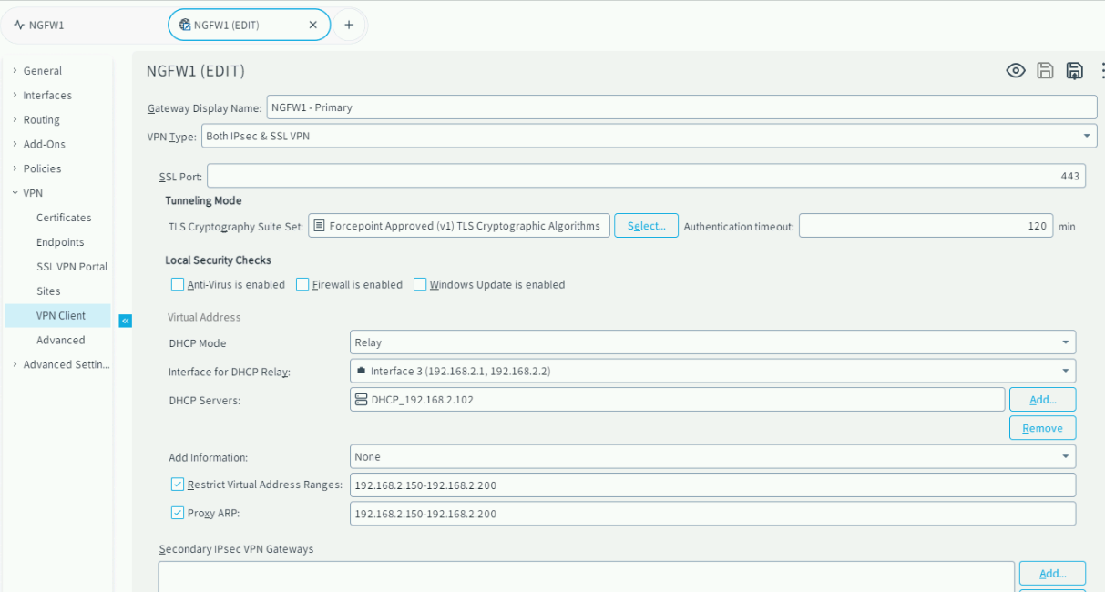 How to Allow Internet Traffic via a VPN Client Tunnel
