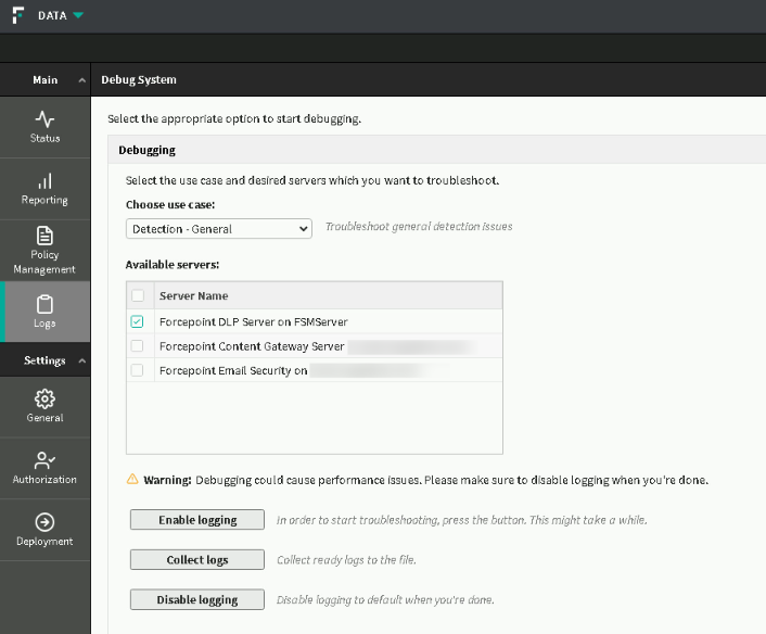 Collecting DLP Logs Using DLP Debug Log Collection Method