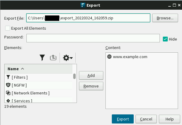 How to Import Several Domain Name Elements to SMC