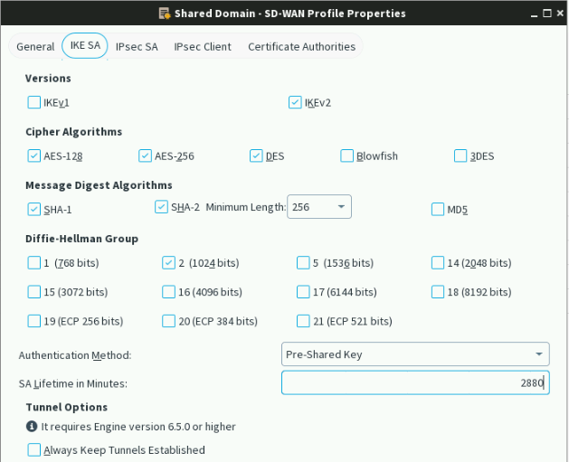 How to Configure a Route-Based Tunnel between an On-Premises Security ...