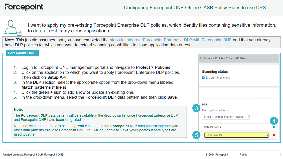 Forcepoint ONE CASB Onboarding Playbook
