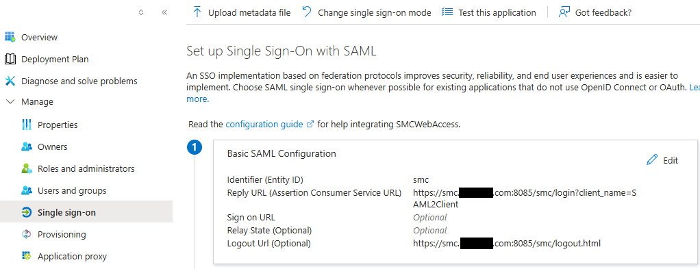 How to Configure SMC Web Access Authentication Using Microsoft Entra ID